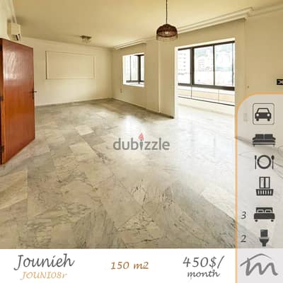 Jounieh | 3 Bedrooms Apt | Prime Location | 1 Minute From the Highway