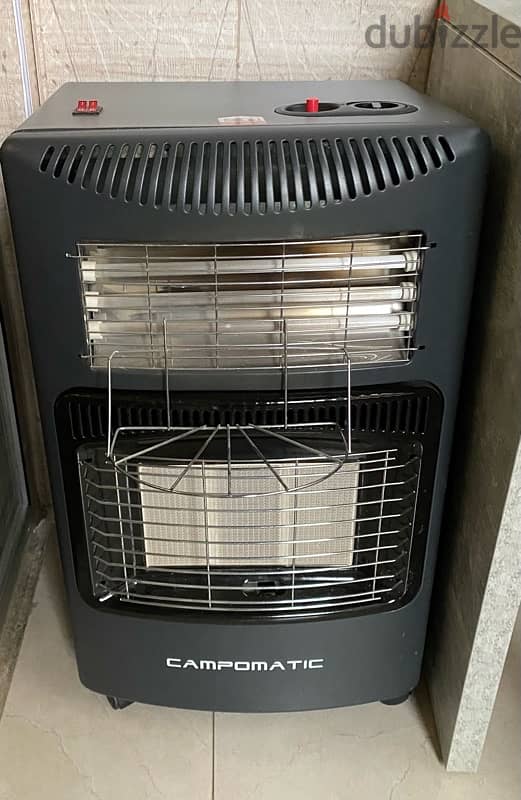 campmatic electric and gas heater 0