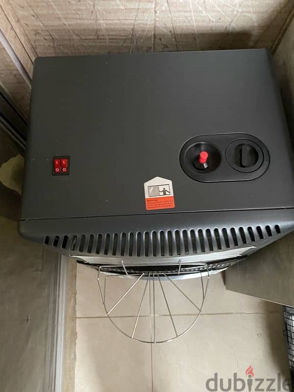 campmatic electric and gas heater 1