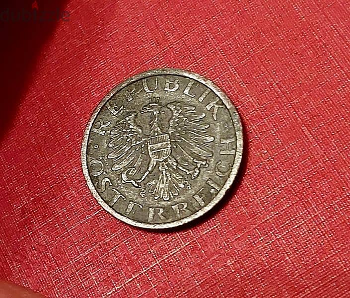 Austria 1949 Imperial Eagle zinc coin 10 Groschen 1