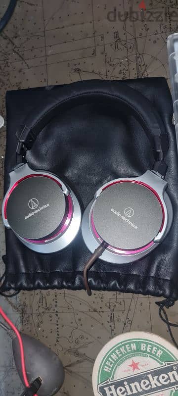 Audio technica DJ and studio headphones