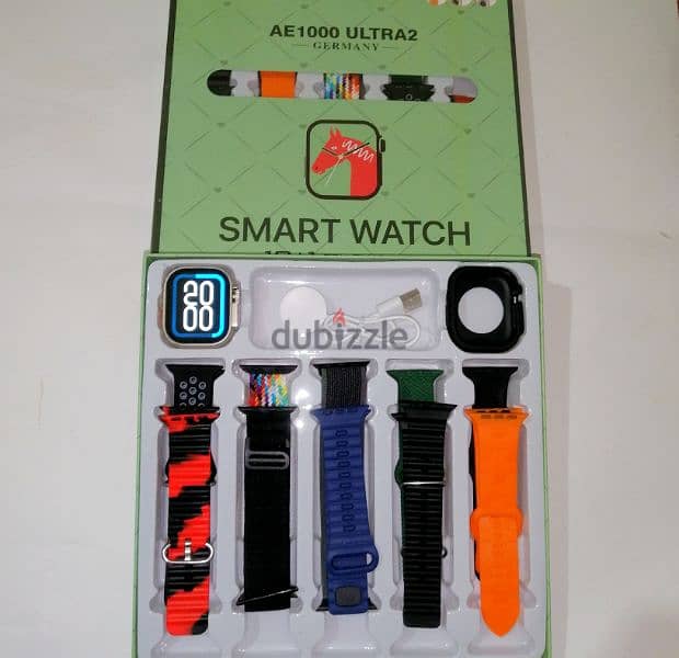 ULTRA 2 smart watch + 10 straps + selcon cover 10