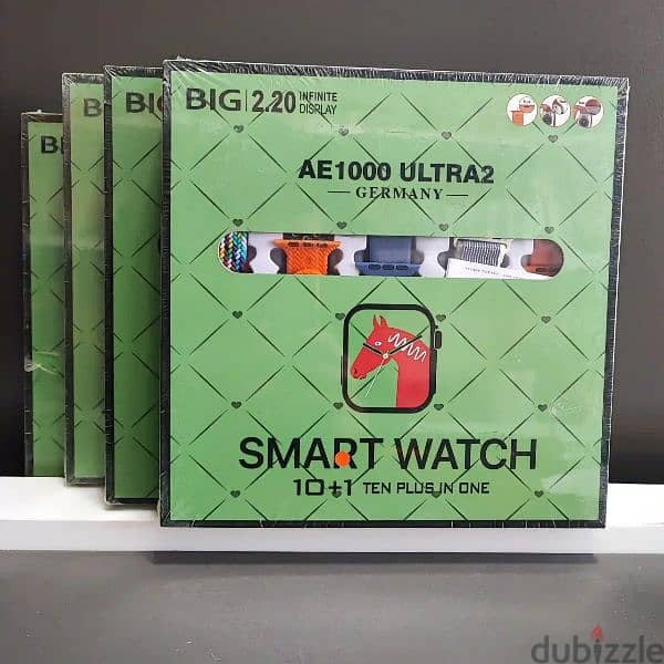 ULTRA 2 smart watch + 10 straps + selcon cover 13