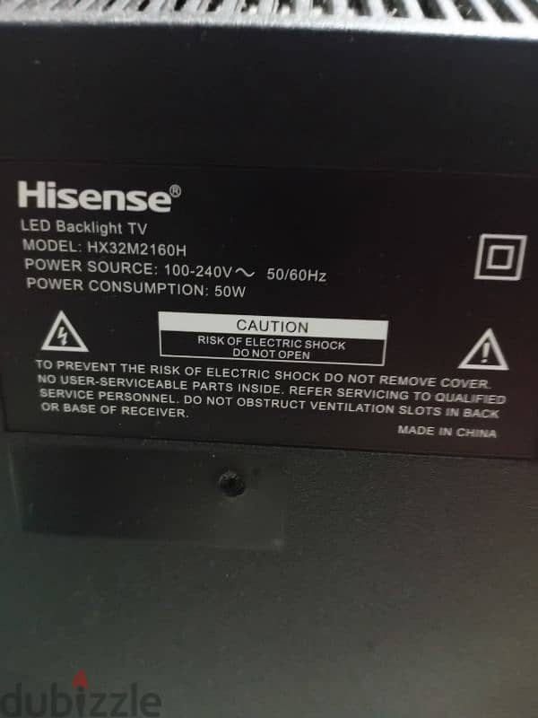 hisense tv like new (no remote because was used for gaming) 3