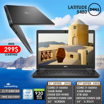 Dell Latitude 5480 Core i7 Geforce 930MX 14" Laptop Offers