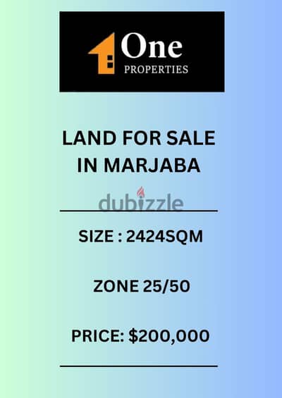 LAND FOR SALE IN MARJABA