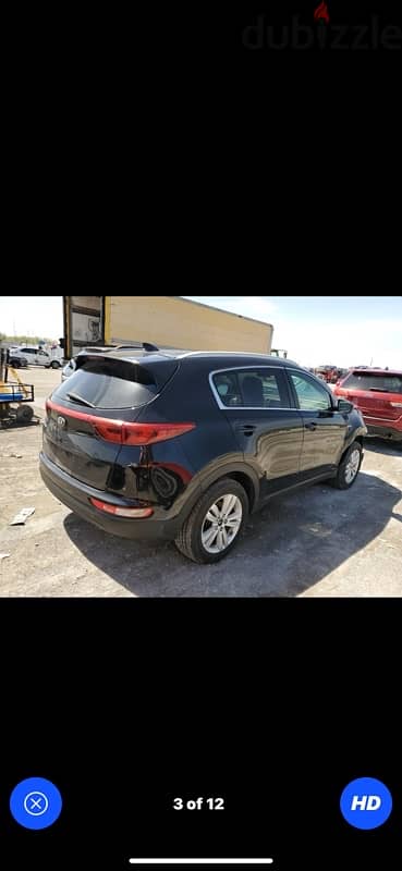 Kia Sportage 2017, full options, 03/689315 مجمرك خالص