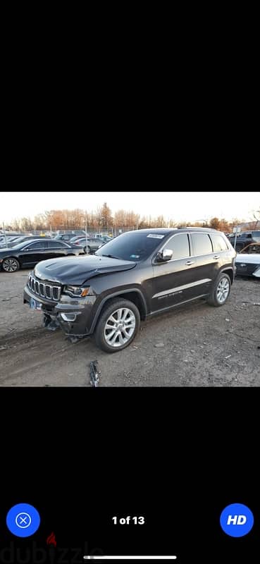 Grand Cherokee 2017 limited plus 4wl, 81/882165, مجمرك خالص