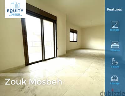 163 SQM Apartment For Sale In Zouk Mosbeh شقة للبيع #RK144625