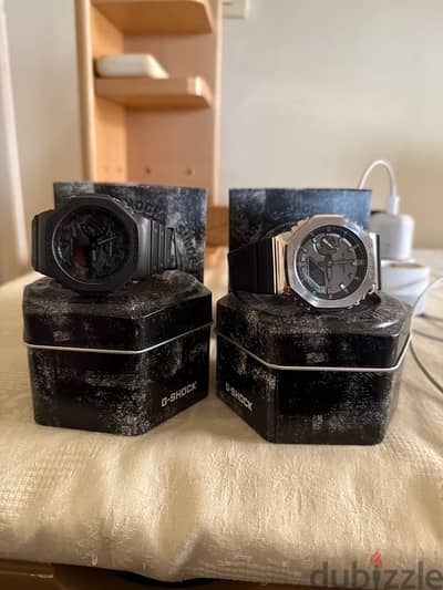 2 Authentic Casio G-Shock GM-2100 For Sale