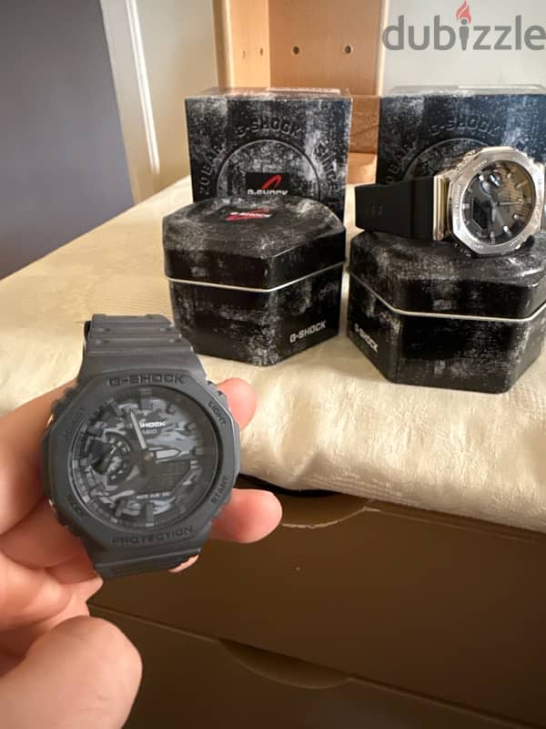 2 Authentic Casio G-Shock GM-2100 For Sale 2