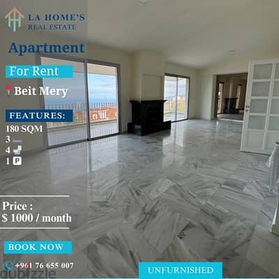 apartment for rent in beit mery شقة للبيع في بيت مري