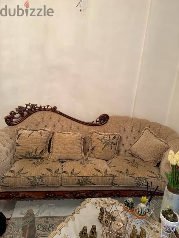 Sofas,chairs and table (negotiable) 1