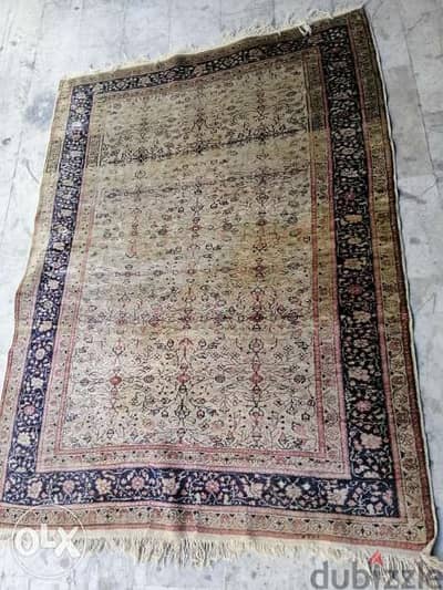 سجادة عجمي انتيك قطن مميزة جدا حياكة ناعمة قياس ١٧٠ بي ١٢٠ سم carpet