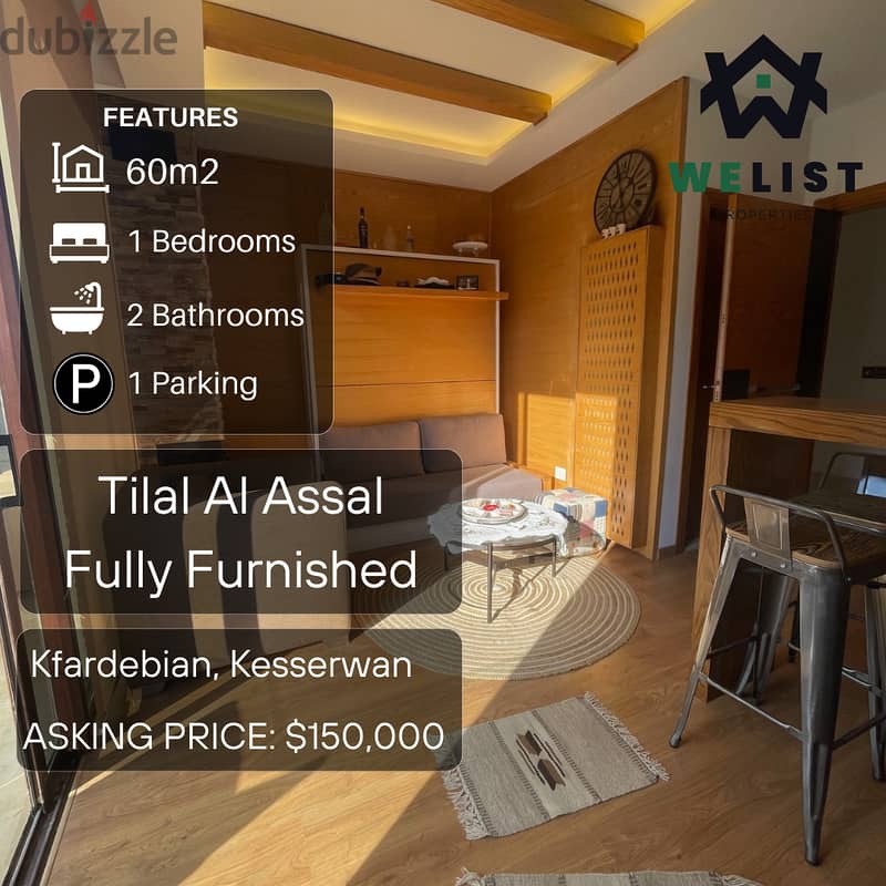 60sqm Chalet Duplex for sale in Till Al Assal Kfardebian  AH25FCK60150 0