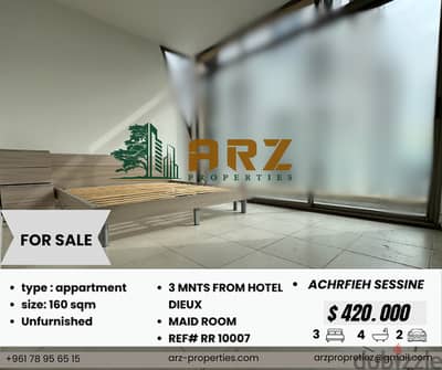 Type: apartment for rent   Area: achrafeih sassine   Size: 190 sqm  B