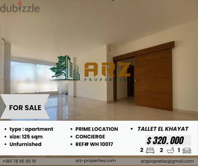 APARTMENT FOR SALE IN TALLET EL KHAYAT