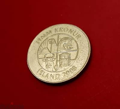 2008 Iceland 5 Kronur Magnetic type