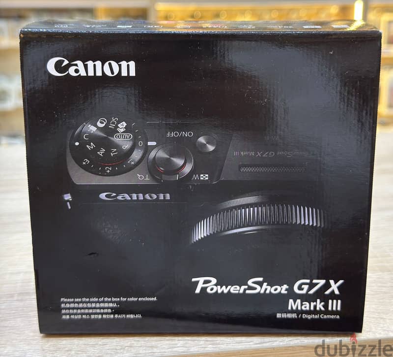 Canon camera powershot G7X Mark III 1