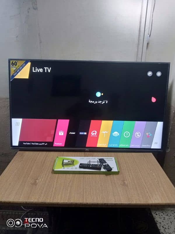 led lg 60" smart 4k 3