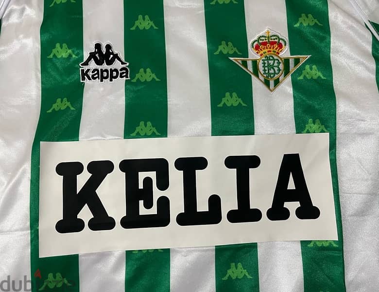 Real Betis 1997 retro kappa jersey 2