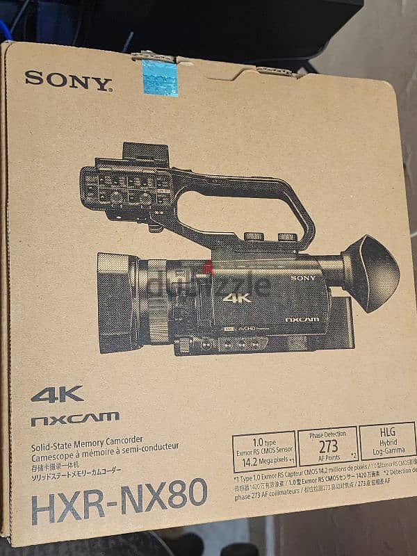 sony nxcam 80 4k 0