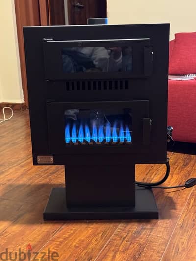 Merhi Gas Chimney Heater (used like new - used only 4 times!)