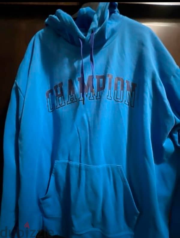 Champion Blue hoodie 1