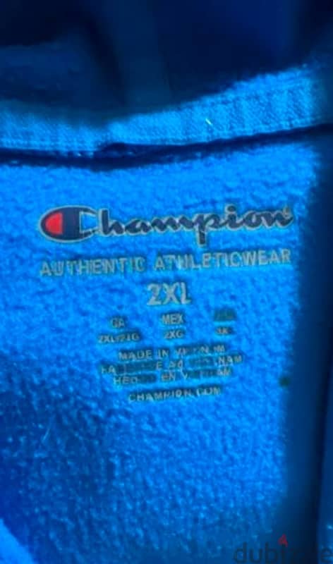 Champion Blue hoodie 2