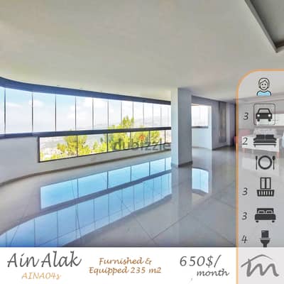 Ain Alak | Signature | Furnished 235m² Apt | Excellent Building Status