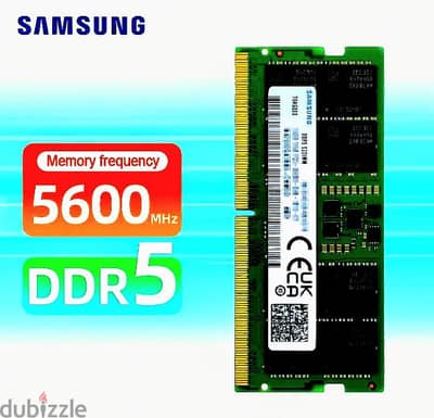 Samsung Laptop Ram Kit DDR5 32GB (2x16GB) 5600MHz PC5-44800 SODIMm