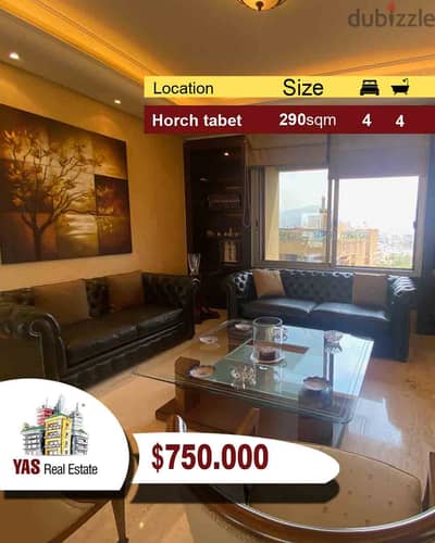 Horsh Tabet 290m2 | Prime Location | Panoramic View | PA|