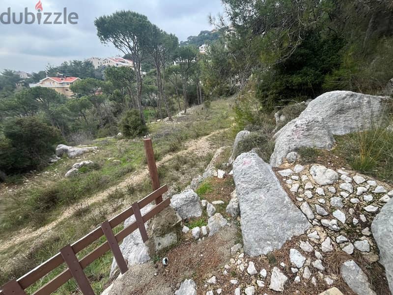 1650 Sqm | Land for sale in Baabdath | Panoramic mountain view 0