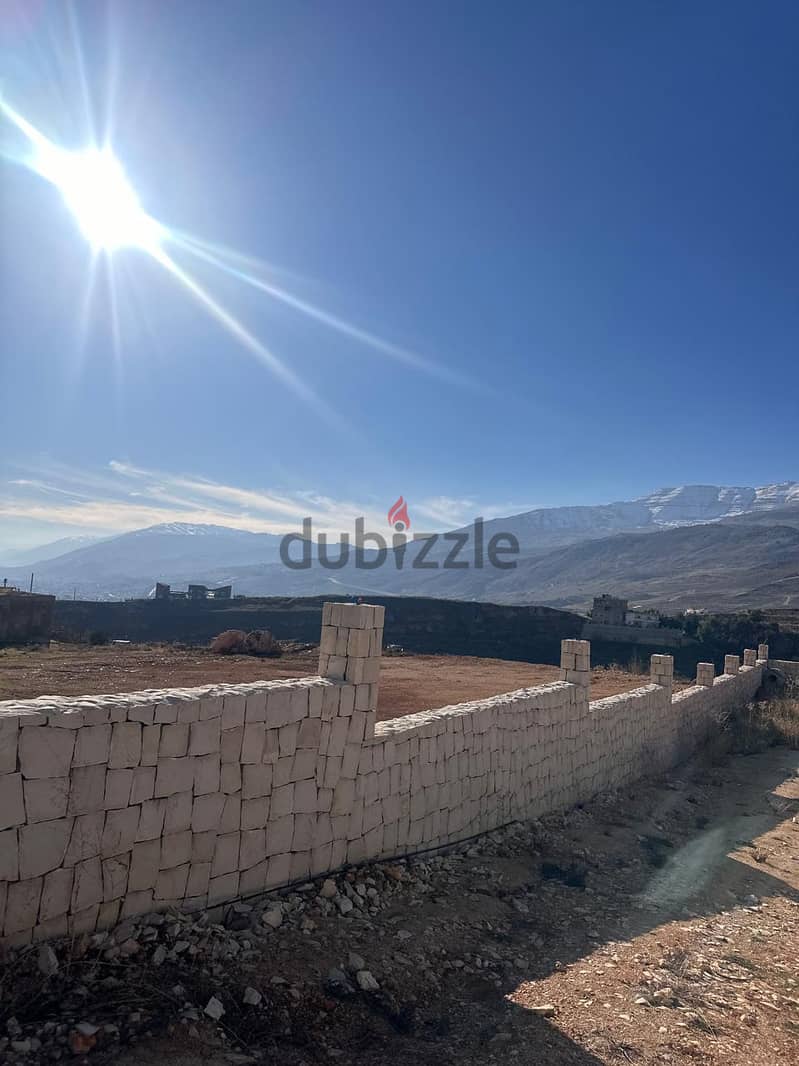 zahle ommol land 1710 sqm with construction permit, planted trees 6479 3