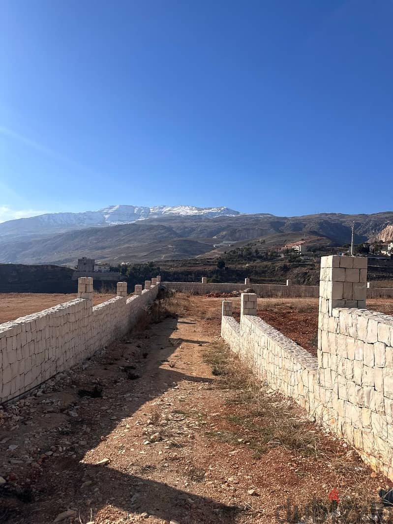 zahle ommol land 1710 sqm with construction permit, planted trees 6479 4