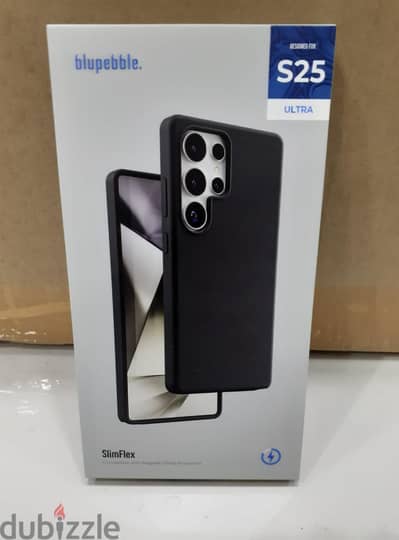 Blupebble Slim Flex S25 Ultra Case Black