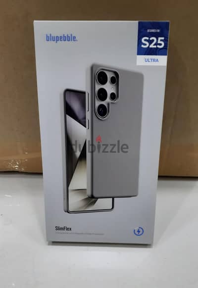 Blupebble Slim Flex S25 Ultra Case Gray