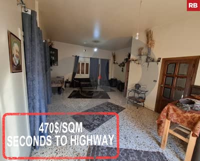 470$/sqm - spacious - AAMCHIT/عمشيت REF#RB117361