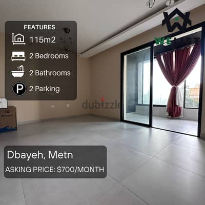 115sqm apartment for rent in Dbayeh, Metn  Reference: EA25FSD115700R