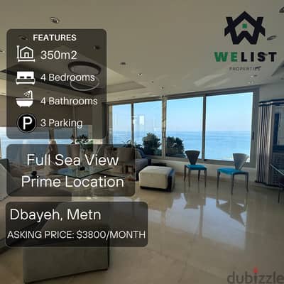 350 sqm simplex for rent in Dbayeh  Refernece: EA25JSD350R