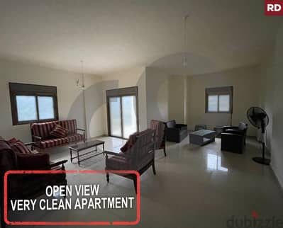 open view , very clean apartment -Mansourieh /منصوريه  REF#RD117750