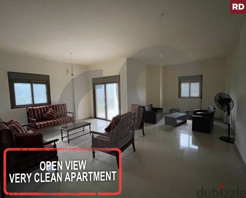 open view , very clean apartment -Mansourieh /منصوريه  REF#RD117750 0