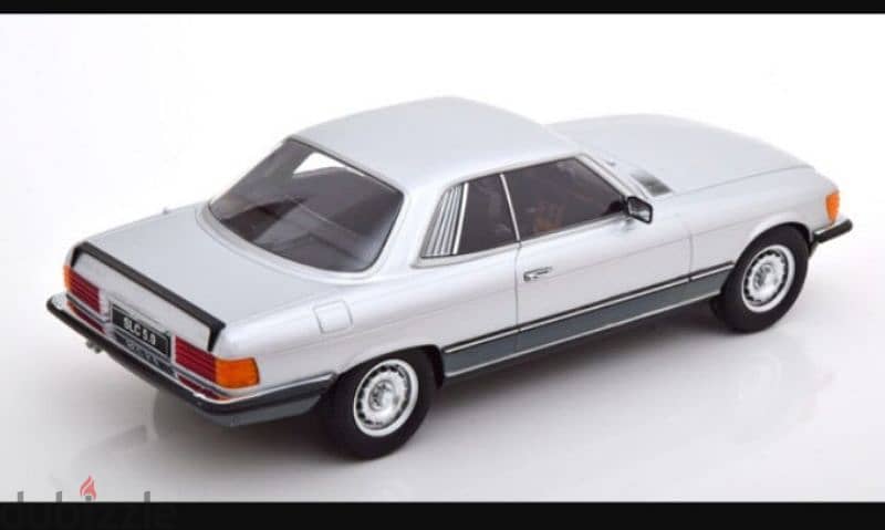 Mercedes 450 SLC (C107) diecast car model. 1