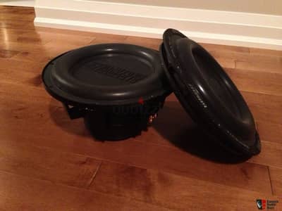 2 earthquake subwoofer magma 12 inch 500 rms each