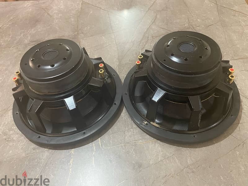 2 earthquake subwoofer magma 12 inch 500 rms each 5