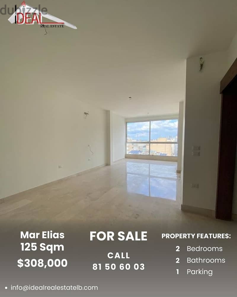 125SQM Apartment for sale in Mar Elias REF#AR11053 0