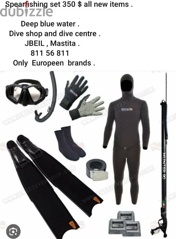 350$ full equipment freedive 2