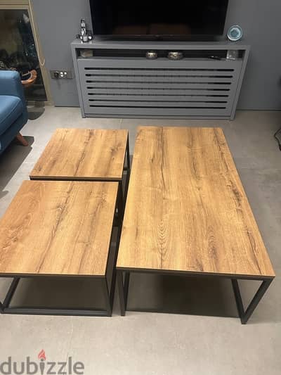 set of 3 table pieces