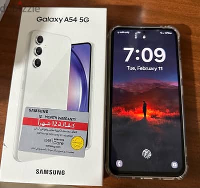 Galaxy A54 5G, 8Gb Ram, 256Gb, White Color.