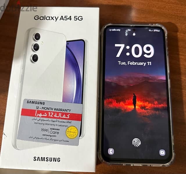 Galaxy A54 5G, 8Gb Ram, 256Gb, White Color. 0